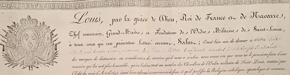 Le Titres du premier prince de Béthune figure sur les lettres de chevalerie