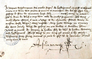 Documents Jacques des Plancques